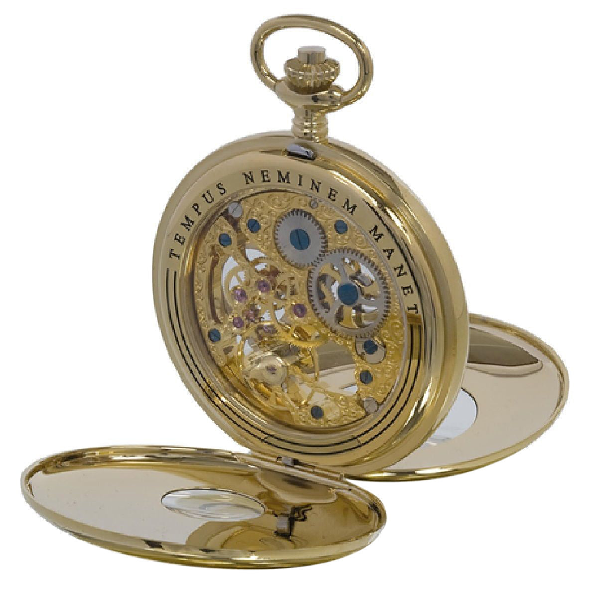 Mechanical Half Hunter Pocket Watch 53mm - Gold