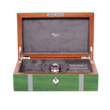 Carnaby Mens Accessory and Jewellery Box in Green