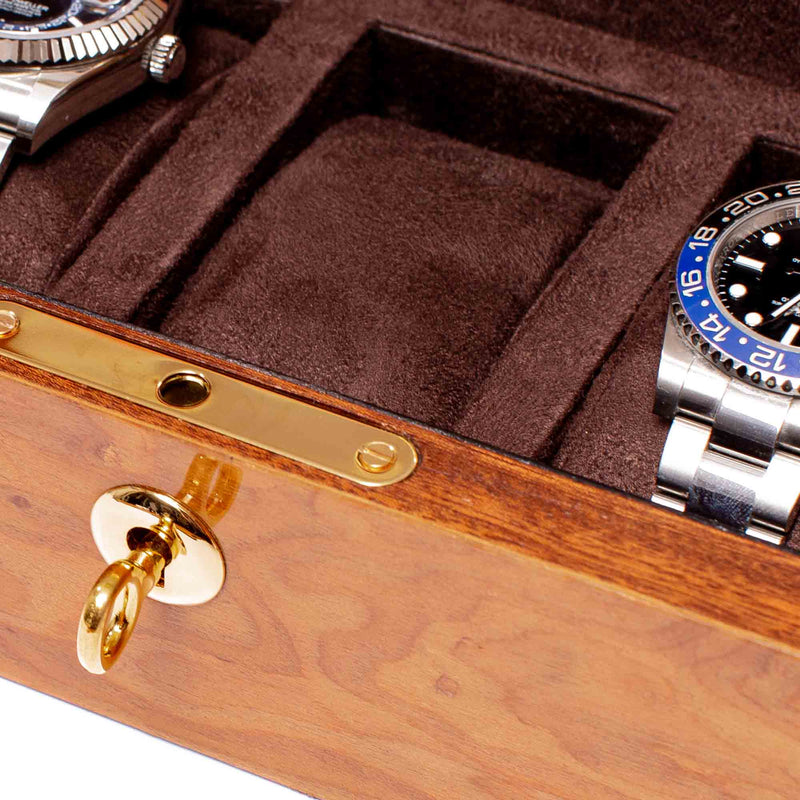 Rapport-Watch Box-Heritage Five Watch box-Burr Walnut