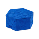 Rapport--Tangram Blue Suede Accessory Box-